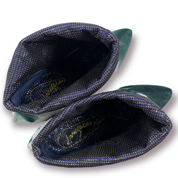 ❌SOLD❌ BRAND NEW 2011 Couture IRREGULAR CHOICE tie dye platform hexagonal boots - Picture 8 of 14